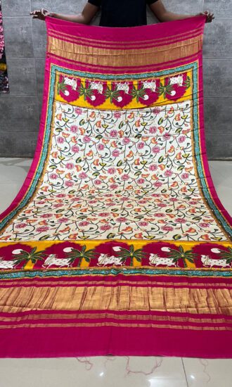 Modal Silk Dupattas- Bandhej, Ajrakh, Kalamkari Designs