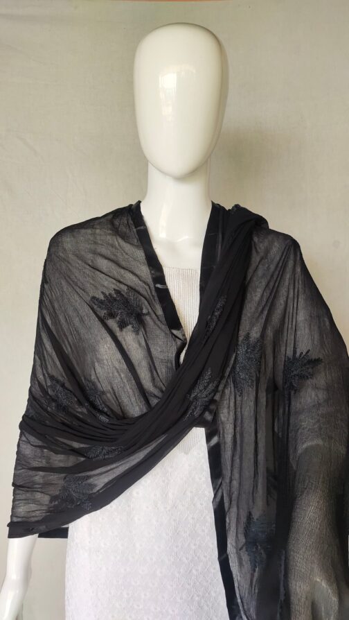 Nazmeen Chiffon Kadhai work dupattas